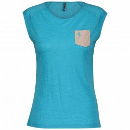 Scott футболка  W DEFINED MERINO бірюзовий Жіноча / розмір M