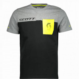 Scott футболка  FACTORY TEAM чорно/сіра Чоловіча / розмір M