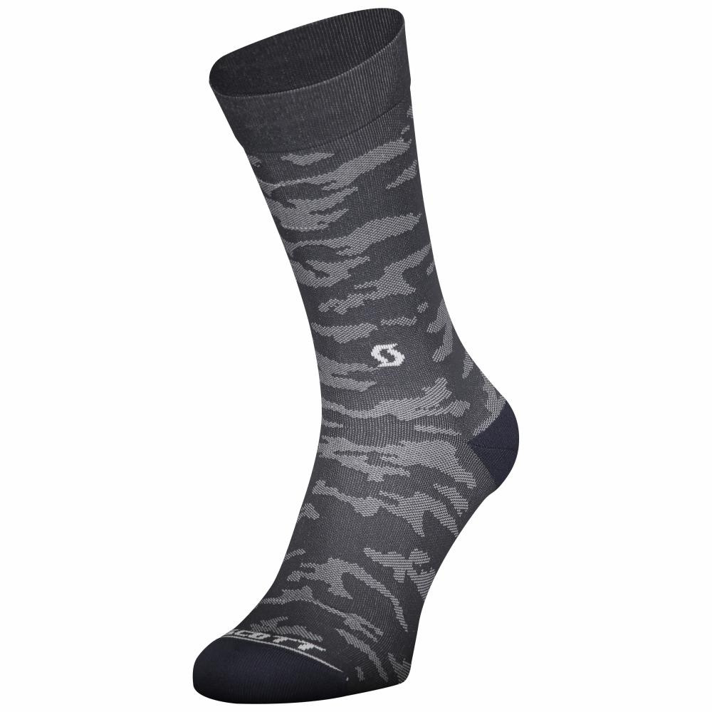 Scott шкарпетки  TRAIL CAMO сірий / розмір 39-41 - зображення 1