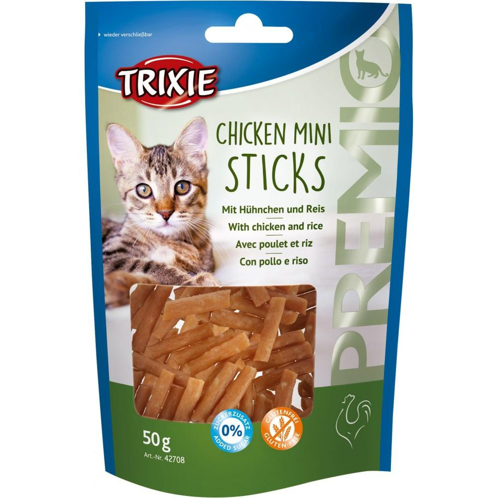 Trixie Trixie Premio Chicken Mini Sticks лакомство с курицей и рисом, 50 г 42708 - зображення 1