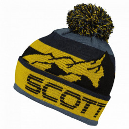 Scott шапка  TEAM 40 mellow yellow/metal blue