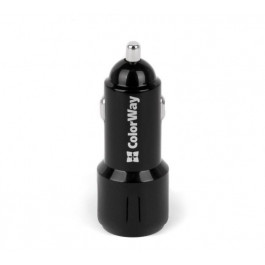 ColorWay 2 USB 2.4 A Black (CW-CHA007-BK)