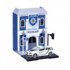 Bburago City Поліцейська ділянка з автомобілем 1:43 (18-31502) - зображення 1