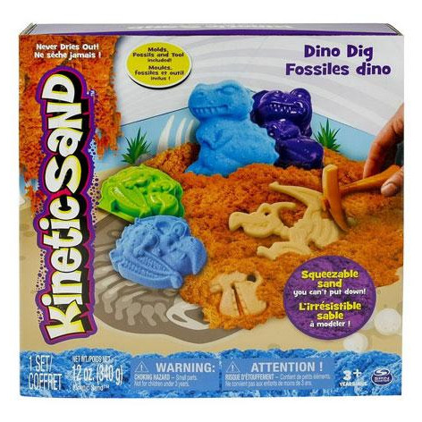 Wacky-tivities Kinetic Sand Dino Голубой/коричневый (71415Dn) - зображення 1