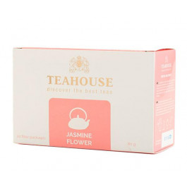 Teahouse Чай зелений  Жасмин квітка, 20 пакетиків по 4 г (4820209840582)