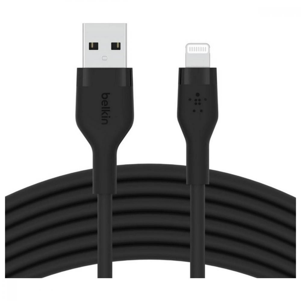 Belkin USB Type-A to Lightning 2m Black (CAA008BT2MBK) - зображення 1