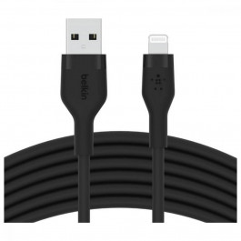 Belkin USB Type-A to Lightning 2m Black (CAA008BT2MBK)