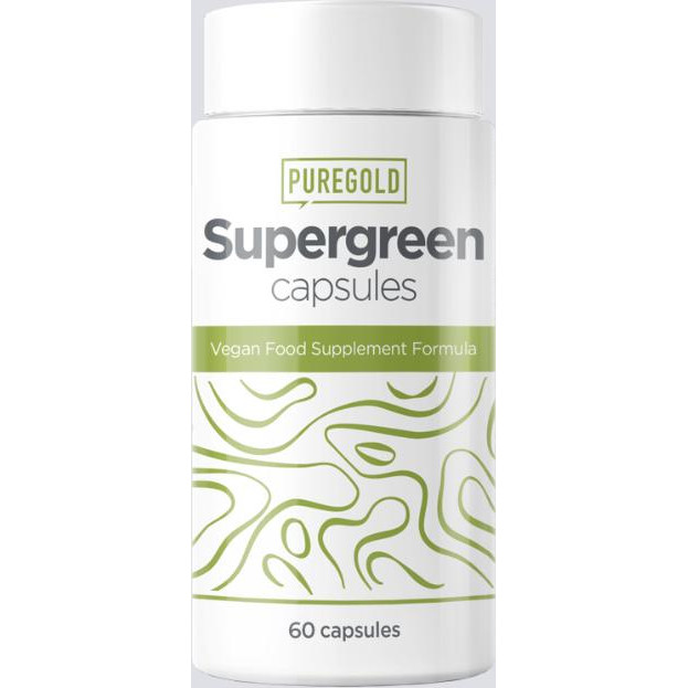 PureGold Super Green Антиоксидантний комплекс 60 капсул - зображення 1