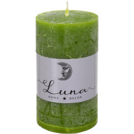Luna Свічка Рустик оливковий циліндр C5510-377