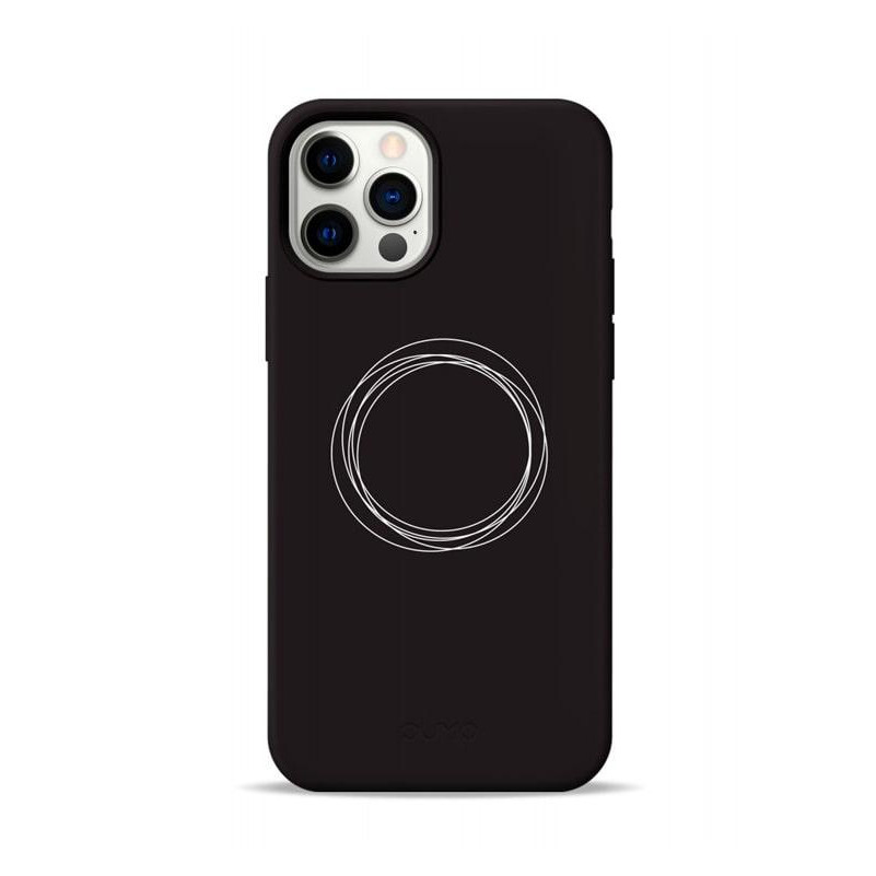 Pump Silicone Minimalistic Case for iPhone 11 Pro Circles on Dark (PMSLMN11PRO-6/173) - зображення 1