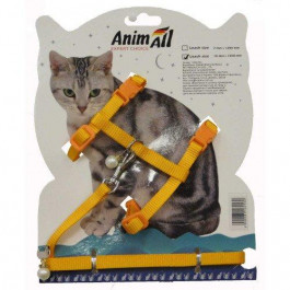 AnimAll Поводок+шлея  на блистере для кота, 7х1200 мм (109017)