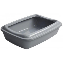 AnimAll Туалет для котів  CNR-106 з лопаткою 50х37х13.5 см сірий (160428)