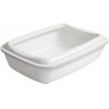 AnimAll Туалет для котів  CNR-106 з лопаткою 50х37х13.5 см білий (160435) - зображення 1