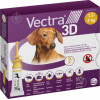 Ceva Sante Vectra 3D Противопаразитарные капли на холку для собак от блох и клещей 3 шт./уп. 1,5-4 кг (79957) - зображення 1