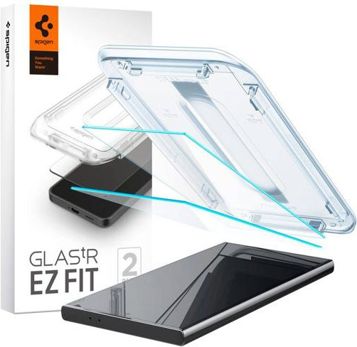 Spigen Samsung Galaxy S24 Ultra Glas.tr EZ FIT 2-pack Clear AGL07495 - зображення 1