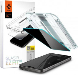   Spigen iPhone 15 Pro Max Glas.tr EZ FIT Privacy AGL07118