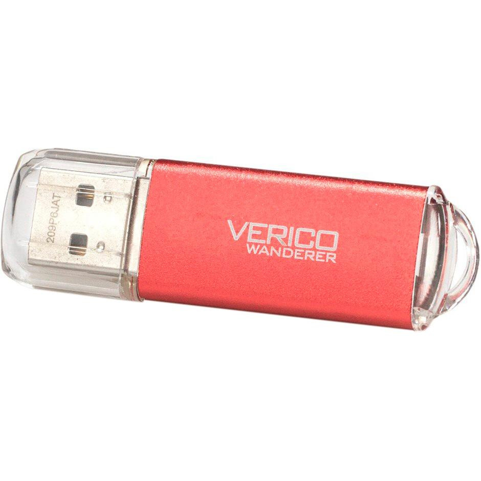 VERICO 128 GB Wanderer USB 2.0 Red (1UDOV-M4RDC3-NN) - зображення 1