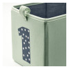 IKEA BARNDROM Коробка 3шт зелено-блакитна/бежева 17х27х17 см (105.606.23) - зображення 2