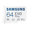 Samsung 64 GB microSDXC Class 10 UHS-I U1 V10 A1 EVO Plus + SD Adapter MB-MC64KA - зображення 2