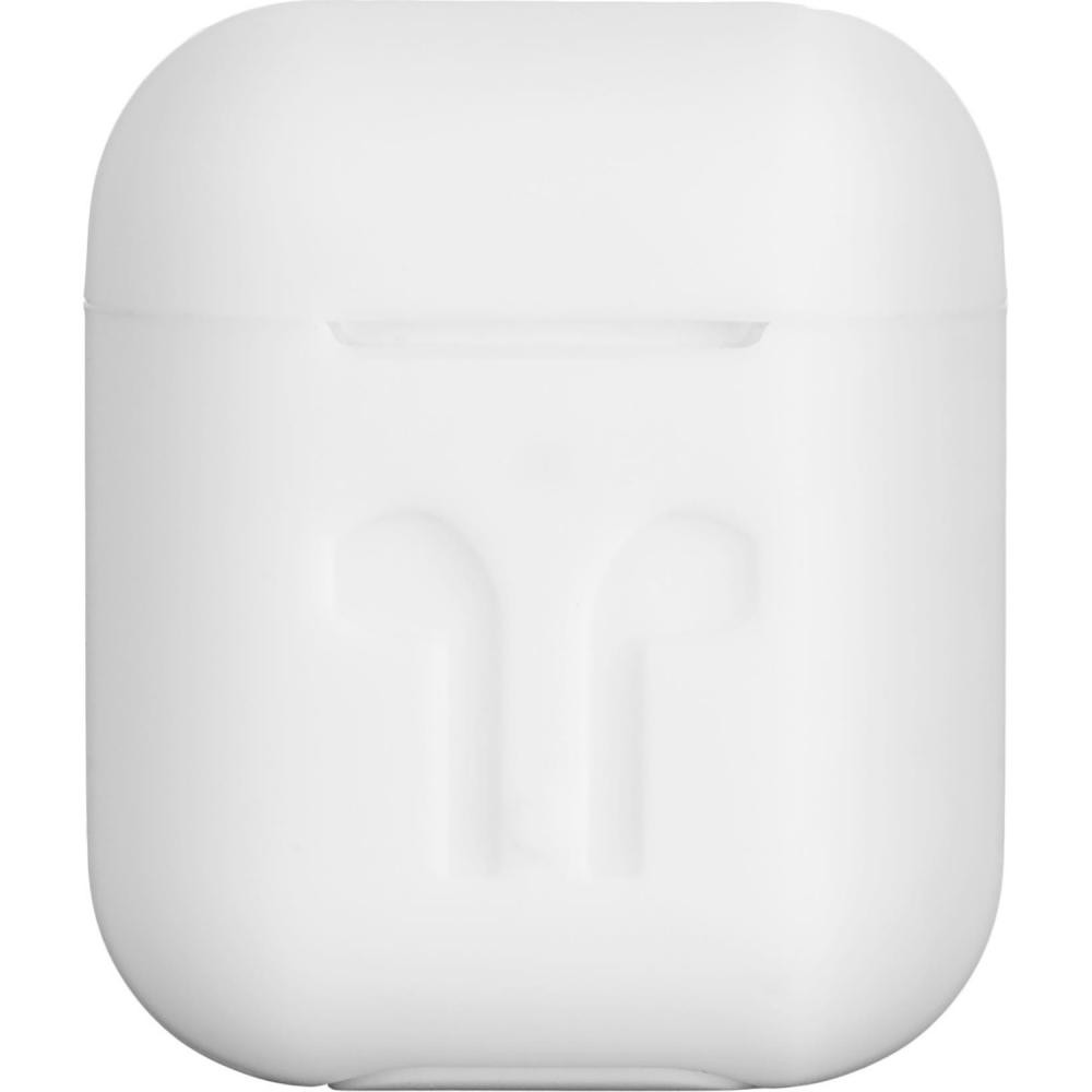 2E Чехол  для Apple AirPods Pure Color Silicone (3mm) Imprint White (2E-AIR-PODS-IBPCSI-3-WT) - зображення 1