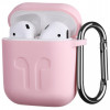 2E Чехол  для Apple AirPods Pure Color Silicone (3mm) Imprint Light pink (2E-AIR-PODS-IBPCSI-3-LPK) - зображення 1
