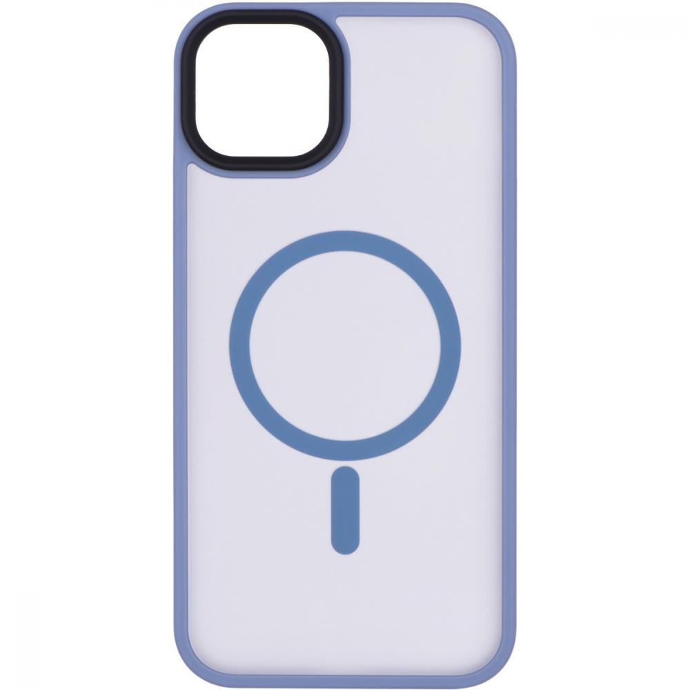 2E Basic для Apple iPhone 15 Plus, Soft Touch MagSafe Cover, Light Blue (2E-IPH-15PRM-OCLS-BL) - зображення 1