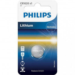 Philips CR-1620 bat(3B) Lithium 1шт (CR1620/00B)