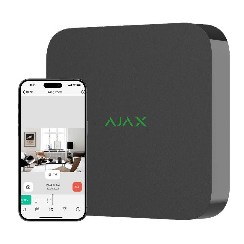 Ajax NVR 16-channel Black (000034517) - зображення 1