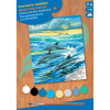 Картина за номерами Sequin Art PAINTING BY NUMBERS JUNIOR Dolphins (SA0031)