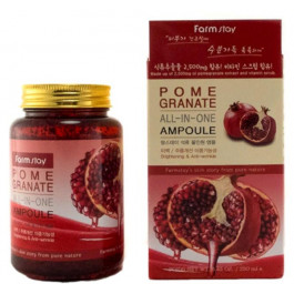 FarmStay Многофункциональная ампульная сыворотка с экстрактом граната  Pomergranate All-In One Ampoule 250 мл
