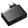 Baseus GaN5 Pro Fast Charger 2C+U 140W Black w/Type-C to Type-C cable (CCGP100201) - зображення 2