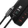 Baseus GaN5 Pro Fast Charger 2C+U 140W Black w/Type-C to Type-C cable (CCGP100201) - зображення 4