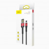 Baseus Cafule Cable special edition USB For iP 2.4A 1м Red+Black (CALKLF-G91) - зображення 5