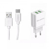 Florence 2USB 2A + Type-C White (FL-1021-WT) - зображення 1