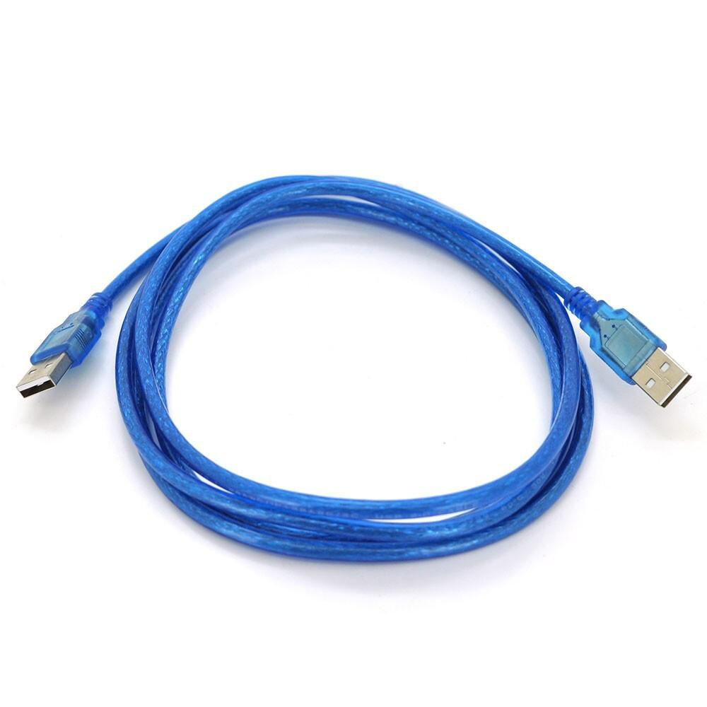 Ritar USB 2.0 AM/AM 1.8m Blue (YT-AM/AM-1.8TBL) - зображення 1