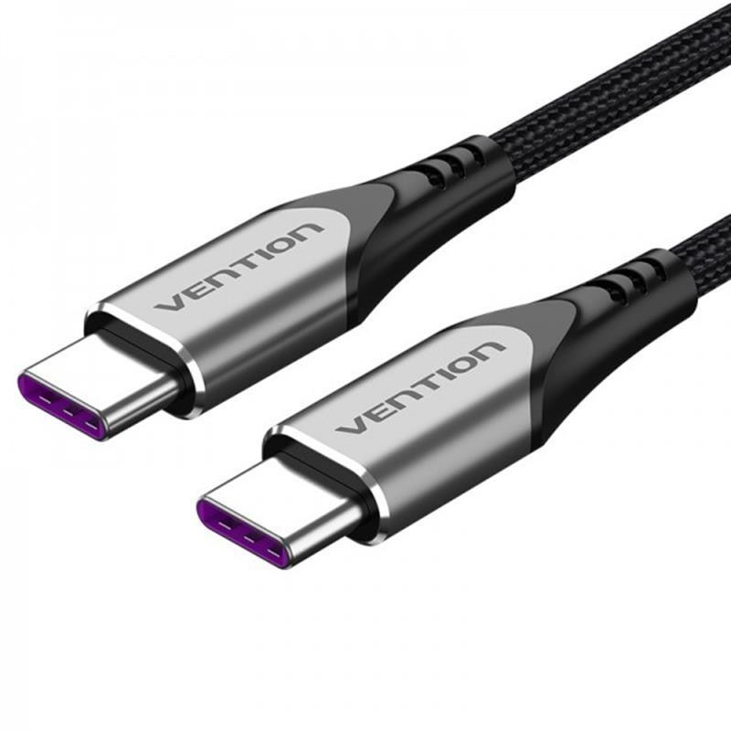 Vention USB-C to USB-C 1m Grey (TAEHF) - зображення 1