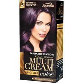 Joanna Фарба для волосся  Multi Cream Color 37 Соковитий баклажан, 100 мл
