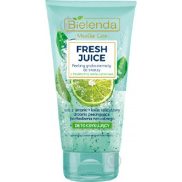 Bielenda Скраб для лица  Fresh juice интенсивный, детоксифицирующий, лайм, 150 г (5902169036683)