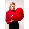 Yarokuz Мягкая игрушка  подушка "Сердце" 50 см Красная (UT014-50heart-RED) - зображення 1