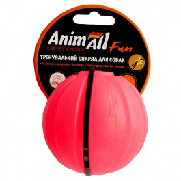 AnimAll 130197 Игрушка  Fun тренировочный мяч для собак, коралловая