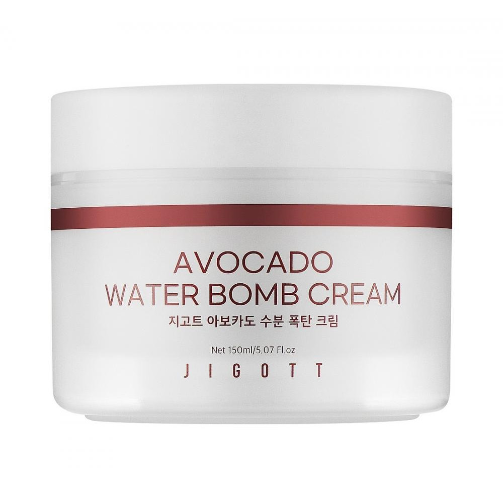 Jigott Зволожуючий крем для обличчя  Авокадо Avocado Water Bomb Cream 150 мл (8809541282898) - зображення 1