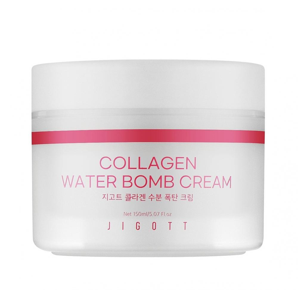 Jigott Зволожуючий крем для обличчя  Колаген Collagen Water Bomb Cream 150 мл (8809541282867) - зображення 1