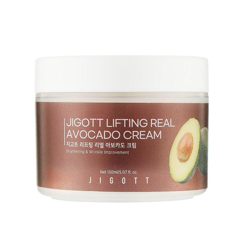 Jigott Підтягуючий крем для обличчя Авокадо Lifting Real Avocado Cream  150 мл - зображення 1