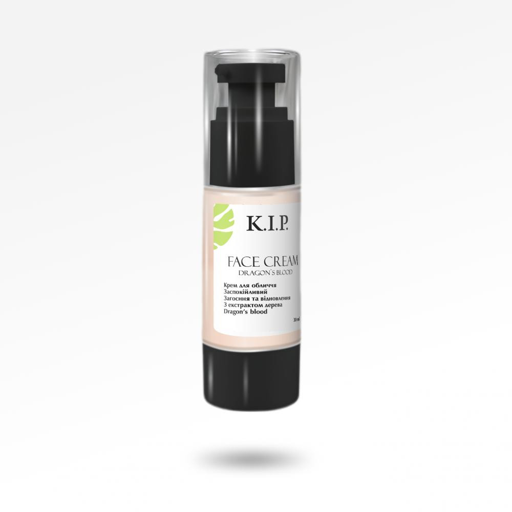 K.I.P. Natural Cosmetic Крем для обличчя Заспокійливий. Загоєння та відновлення. З екстрактом дерева Dragon's blood K.I.P. 3 - зображення 1