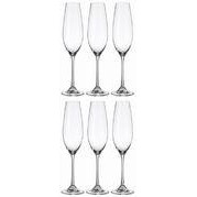 Crystalite Набор бокалов для шампанского Columba 260мл 1SG80/260