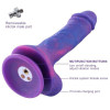 Hismith 8.2" Purple Silicone Dildo with Vibe SO6212 - зображення 6