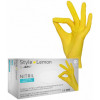 AMPri Рукавички нітрилові  Style Lemon неопудрені Размер XS 100 шт Жовті (4044941008813) - зображення 1