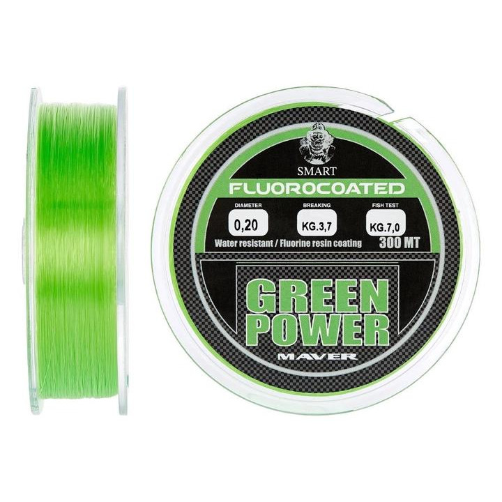 Maver Green Power Fluorine / 0.20mm 300m 3.7kg (00908020) - зображення 1