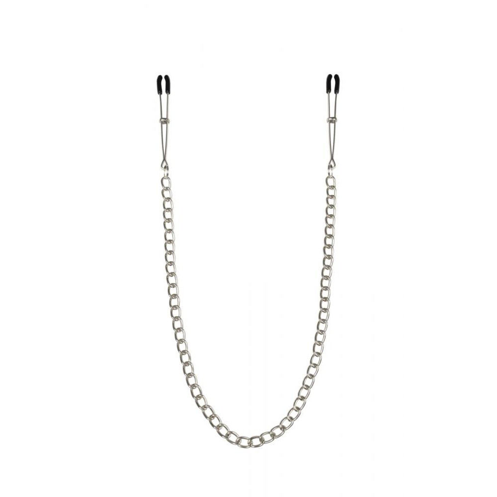 Feral Feelings Nipple Clamps Chain Thin, серебряные (7770000256921) - зображення 1