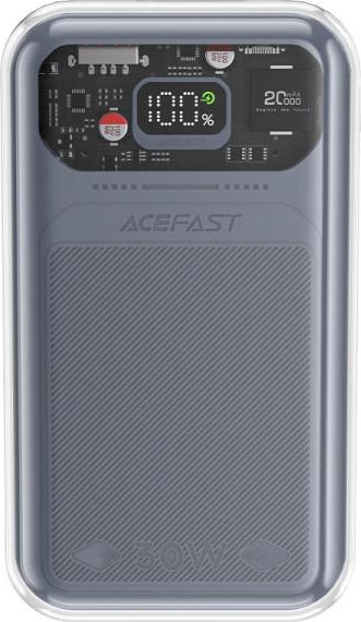 Acefast M2-20000 Exploration 20000 mAh 30W Mica Gray - зображення 1